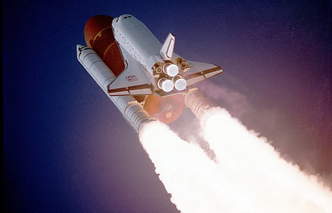 space shuttle, lift-off, liftoff, nasa, aerospace, outer space, gravity force