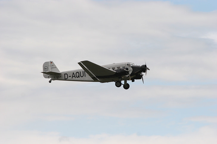 flygplan, Ju52, Junker, historiskt sett, flugshow, Aviation, fluga