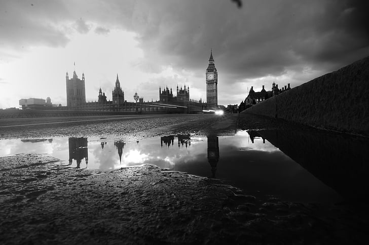 Bigben, London, resor, England, Parlamentet, arkitektur, Westminster