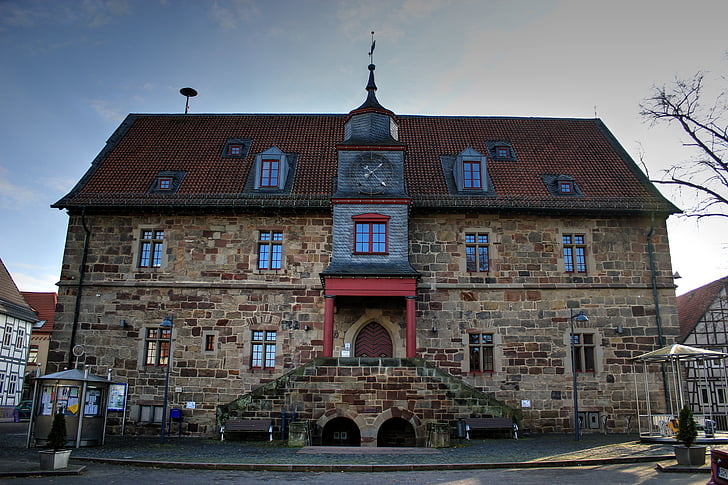 town hall, volkmarsen, management, community, mayor