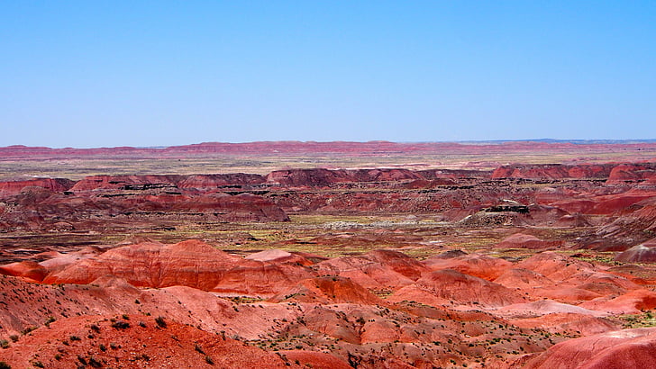 Painted desert, Arizona, landschap, zuidwesten, zuidwestelijke, geschilderd, Amerika