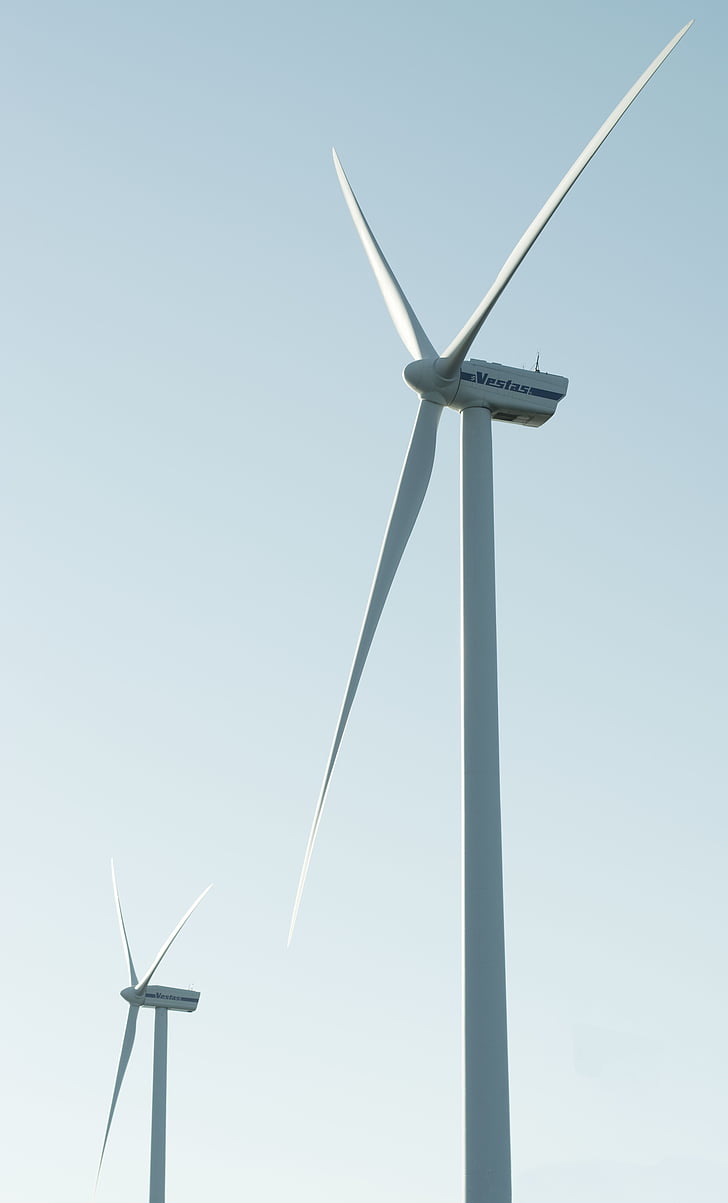 Vēja turbīna, Himmel, enerģija, vējš, elektrostacija, spārni