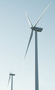 Turbina wiatrowa, Himmel, energii, wiatr, Elektrownia, skrzydła