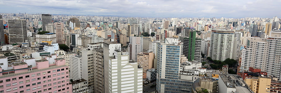 São paulo, arquitectura, visió de conjunt, edificis, arquitectura contemporània, Brasil, Centre