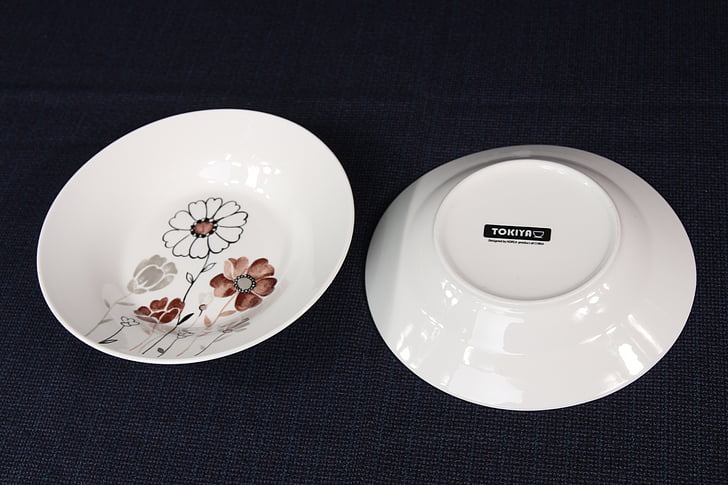 plate, white, pure, crockery, table, porcelain