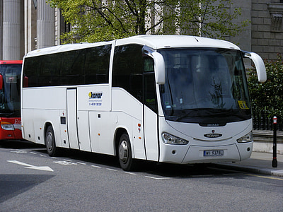 Autobus, transportu, Polska
