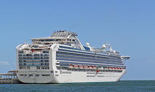 cruise ship, port, ship, boat, sea, travel, vacation