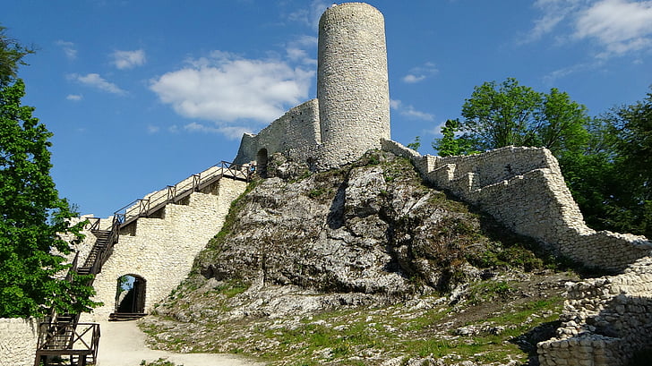 Smolen, Polen, slottet, monument, Jura krakowsko częstochowa, turisme