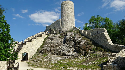 Smolen, Pologne, Château, monument, Jura krakowsko częstochowa, Tourisme