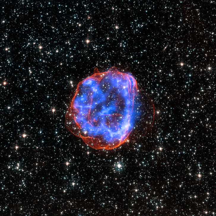 residuos de estrellas, espacio, Cosmos, nube, gas, caliente, SNR 0519-69