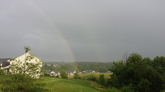 rainbows, after the rain, rain