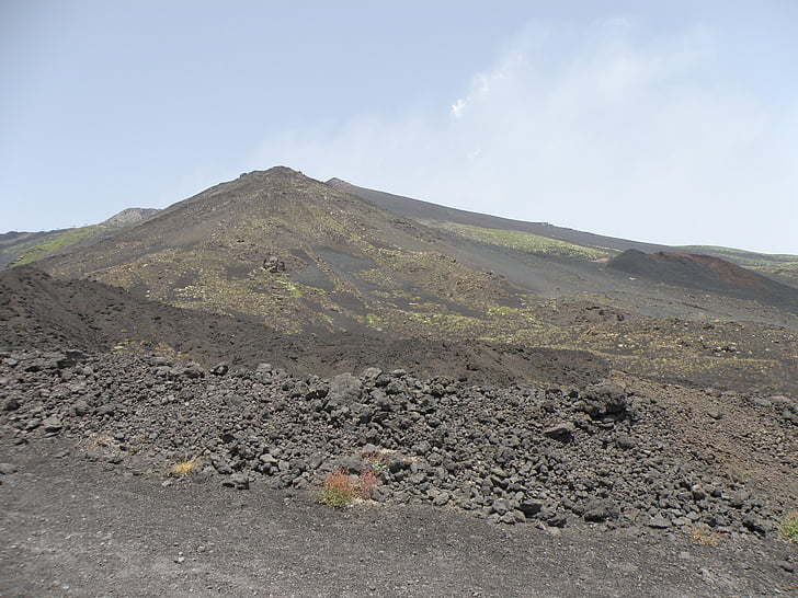 etna, sicily, landscape, volcano