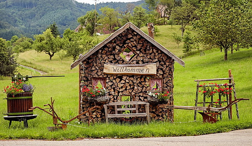 hjem, bygning, ferie, arkitektur, Schwarzwald, udendørs, træ - materiale