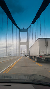 Pont de la badia, Maryland, Annapolis, l'autopista, EUA, carrer, trànsit