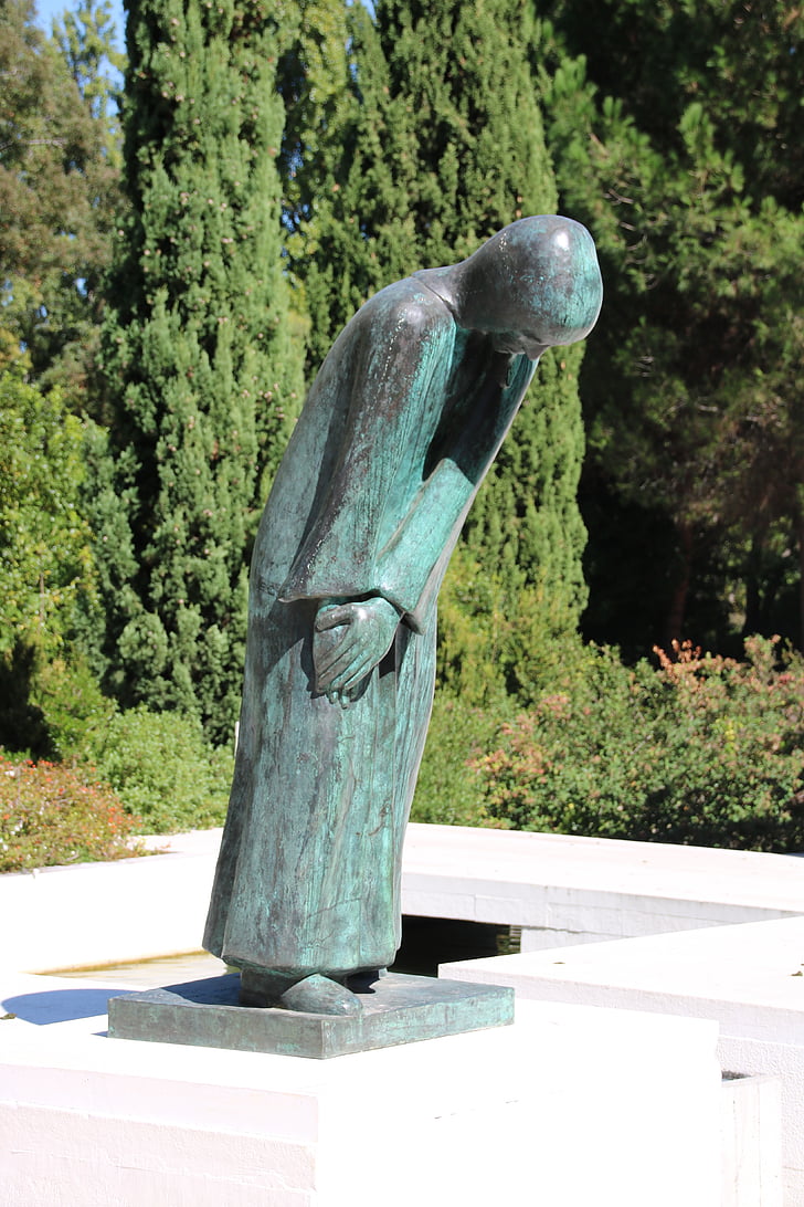 estatua de, Portugal, escultura, Figura, Museo, moderno, cara