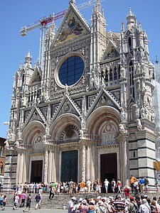 Florence, Italie, Église, objectif, Dom, style architectural, façade