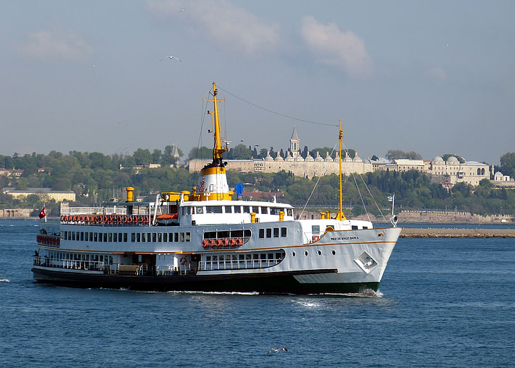 Istanbul, Turkei, Bosporus, Marmara, marmameer, Schiff, Versand