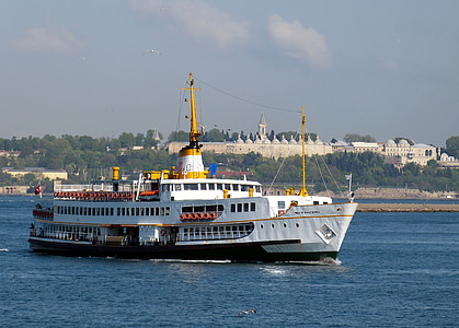 Istanbul, Turkije, Bosporus, Marmara, marmameer, schip, verzending