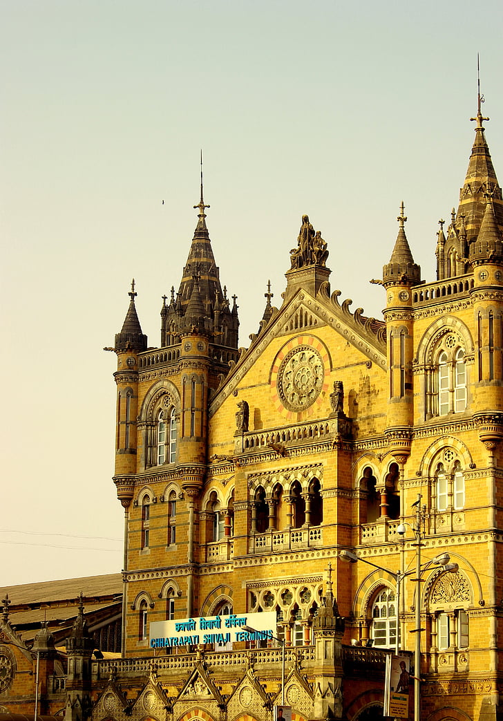 CST, Željeznički kolodvor, zgrada, Mumbai, Indija