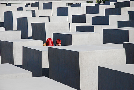 Berlin, Németország, zsidó memorial, tőke, turisztikai
