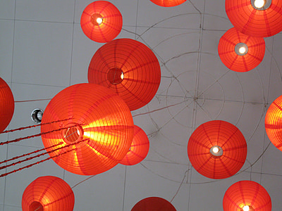 lampions, lampióny, japonské lampy, papierové lucerny, čínsky Nový rok, Filipíny, dekorácie