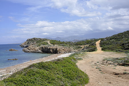 Corsicaanse, Frankrijk, zee, natuur, vakantie, Calvi, strand