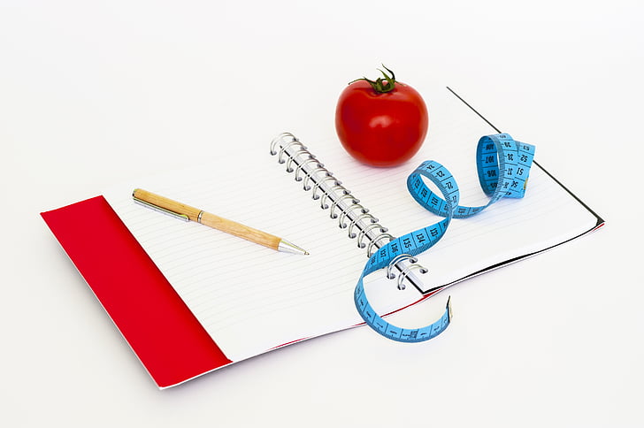 băng, thông báo, bút, chế độ ăn uống, chất béo, sức khỏe, trọng lượng