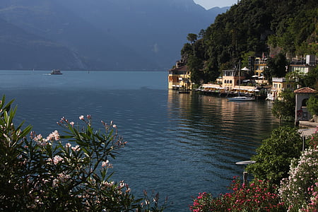Limone sul garda, Garda, jezero, banka, idilično, Italija