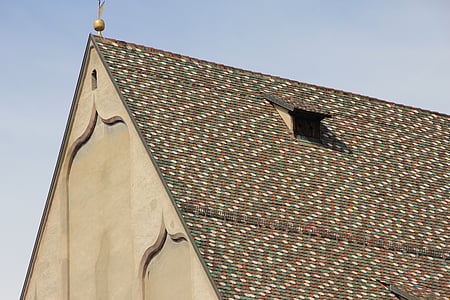 dachu, Architektura, Dachówka, kolorowe