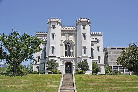 vanha osavaltion hallintorakennus, Mansion, kuvernööri, Baton rouge, Louisiana, Nähtävyydet, hallitus