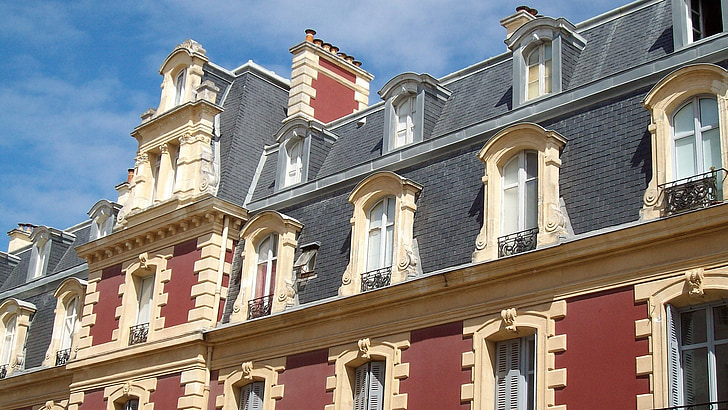 Biarritz, pils Francijā, Francija, mājas
