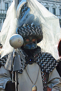masque, Carnaval, Venise, Carnaval de Venise, Italie, déguisement
