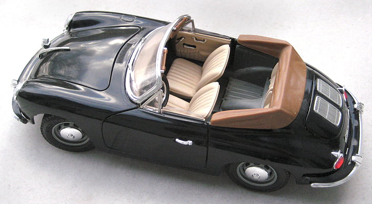 modelo, Automático, Porsche 356, Oldtimer, vehículo, Modelos Coches, juguetes