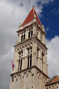 sivri, Hırvatistan, Trogir, çan kulesi, UNESCO, Kilise, Avrupa
