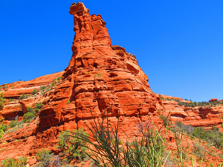 Sedona, rocher rouge, formation, Arizona, géologie
