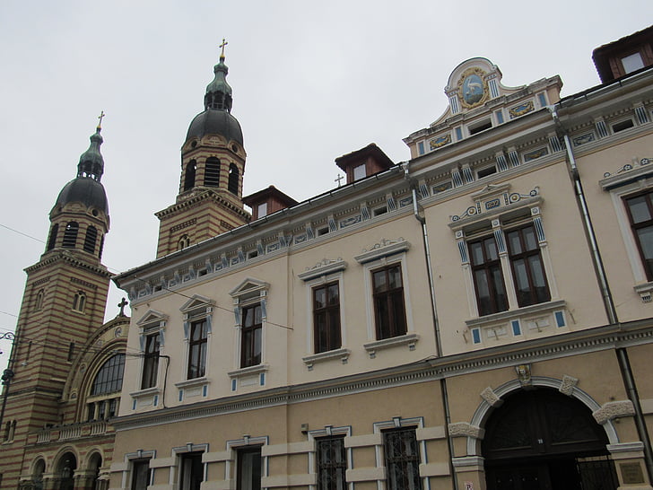 Sibiu, Transilvaania, Rumeenia, kirik, hoone