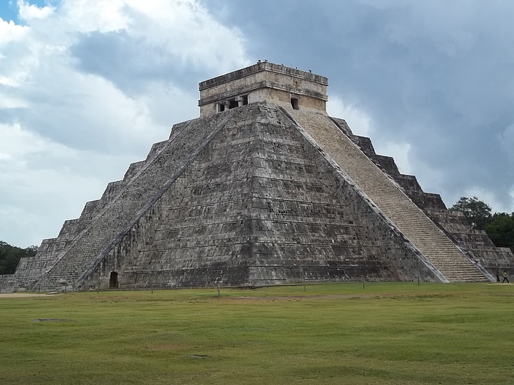 El castillo, Kukulcan, Meksika, Piramidė, majų, Jukatano, Čičen Ica