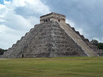 El castillo, Kukulcan, Meksiko, Piramida, Maya, Yucatan, Chichen itza