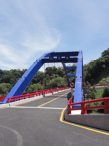 pont, paysage, Taiwan
