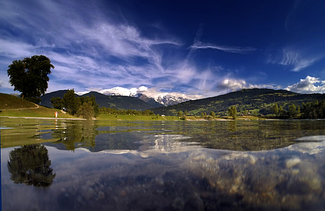 Mont blanc, Monte bianco, Alpi, ainava, daba, mierīgu, kalns