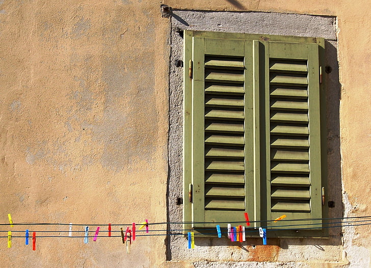window, tweezers, facade, drying rack