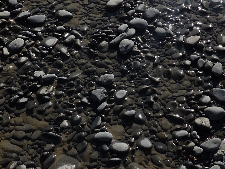 kamene, rieka, Nový Zéland, vody, Príroda