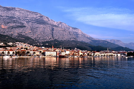 Makarska, Kroatia, Europa, Dalmatia, Adriaterhavet, sjøen, reise