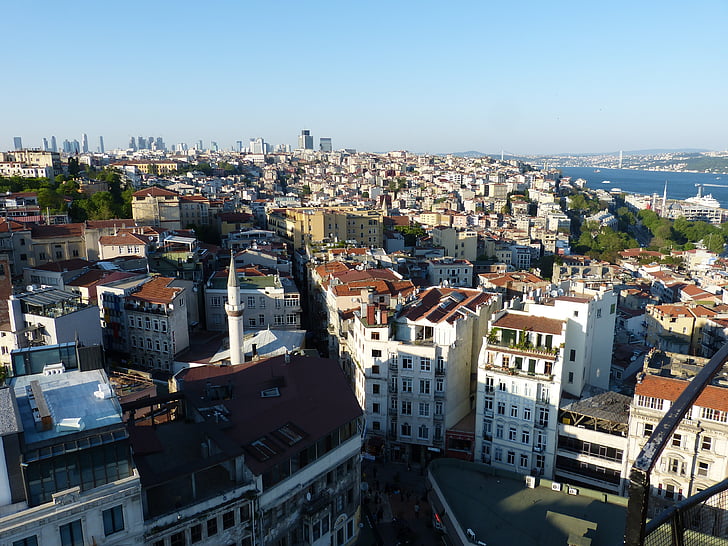 Istanbul, Turska, Bospor, Orijent, džamija, programa Outlook, Prikaz