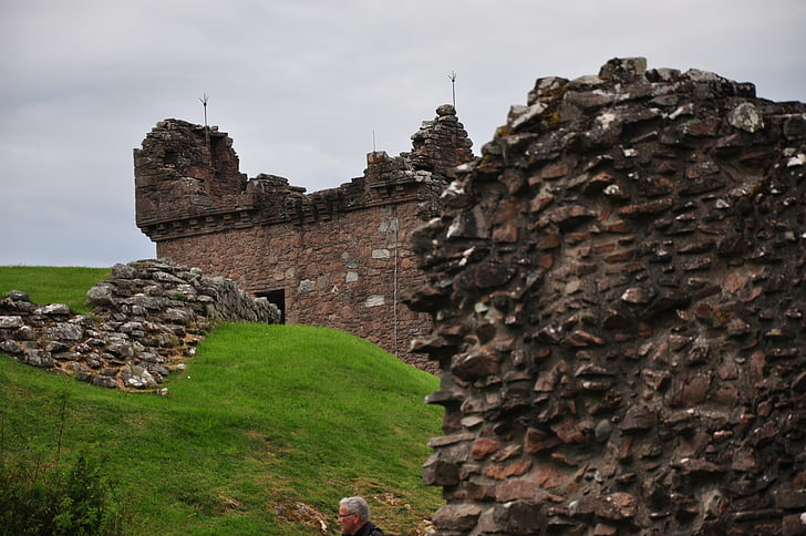 Уркварт, Замок, руины, Шотландия