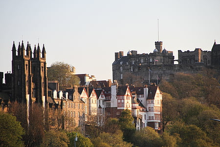 Edinburgh, Edinburský hrad, Skotsko, cestování, skotský, Architektura, Historie