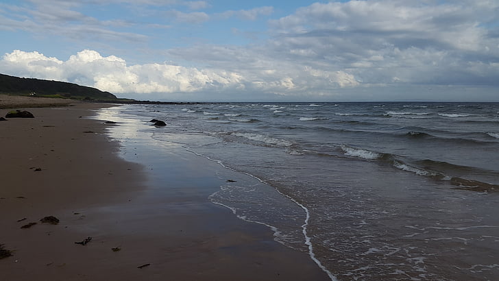 Isle af arran, Skotland, Beach, Sky, sti, ferie, havet