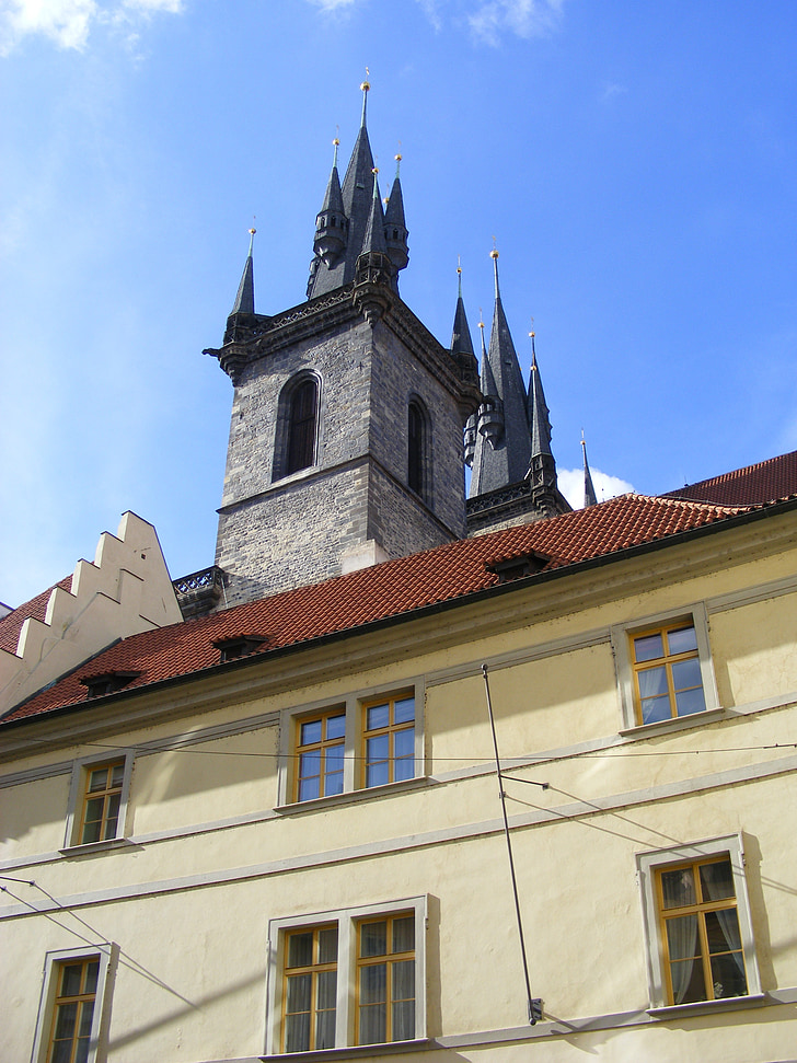 Praga, Stare Miasto, budynek, Historycznie, Czechy, centrum miasta, Architektura