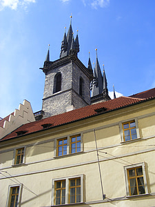 Prague, vieille ville, bâtiment, Historiquement, République tchèque, Centre ville, architecture