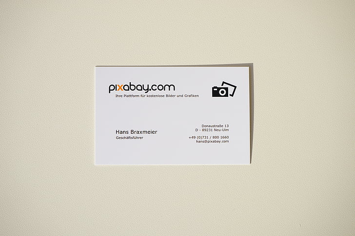 business card, pixabay, company, address, name, logo, company logo